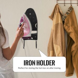 Maples Wall-Mounted Ironing Holder – Heat-Resistant Design with Steel Hooks for Iron & Board Storage, Space-Saving and Durable - Image 2