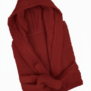 Maples Terry Hooded Bathrobe – 100% Cotton, 400 GSM, Soft, Absorbent, and Quick-Drying Comfort, Available in Multiple Colors - Image 17