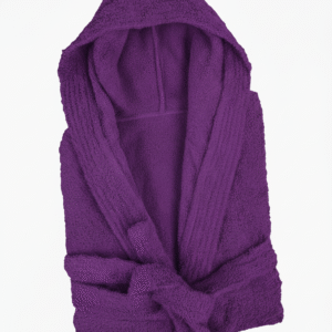 Maples Terry Hooded Bathrobe – 100% Cotton, 400 GSM, Soft, Absorbent, and Quick-Drying Comfort, Available in Multiple Colors - Image 23