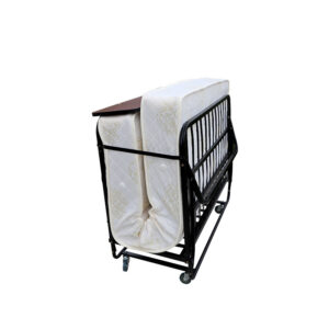 Maples Folding Extra Bed with Wooden Headboard & 20cm Spring Mattress – Space-Saving, Durable Design - Image 7