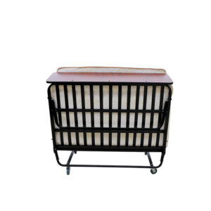 Maples Folding Extra Bed with Wooden Headboard & 20cm Spring Mattress – Space-Saving, Durable Design - Image 5