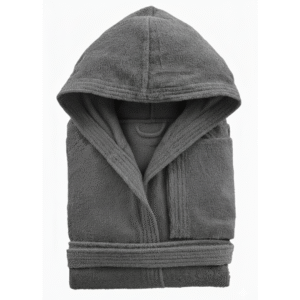 Maples Terry Hooded Bathrobe – 100% Cotton, 400 GSM, Soft, Absorbent, and Quick-Drying Comfort, Available in Multiple Colors - Image 6