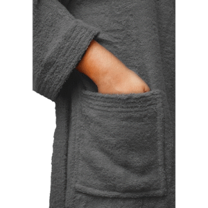 Maples Terry Hooded Bathrobe – 100% Cotton, 400 GSM, Soft, Absorbent, and Quick-Drying Comfort, Available in Multiple Colors - Image 4