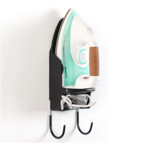 Maples Wall-Mounted Ironing Holder – Heat-Resistant Design with Steel Hooks for Iron & Board Storage, Space-Saving and Durable - Image 1