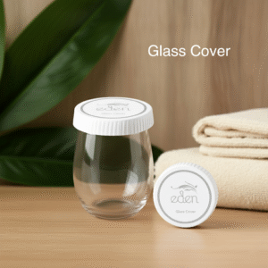 Eden Paper Glass Covers, 85 mm, White, Hygienic & Disposable Guest Amenities - Image 1
