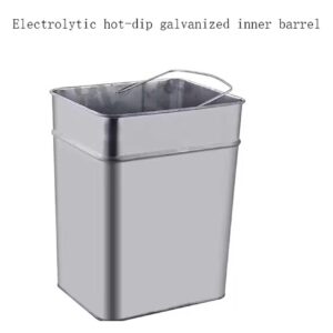 Lobby Ashtray Bin – Black Painted Finish | 310 × 260 × 655 mm - Image 6