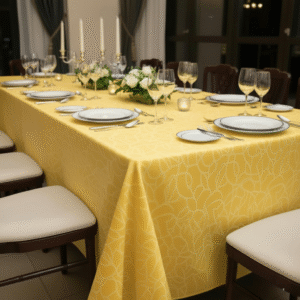 Maples 100% Cotton, Damask Material, Marble Design Table Cloth – Available in Multiple Colors & Sizes - Image 16