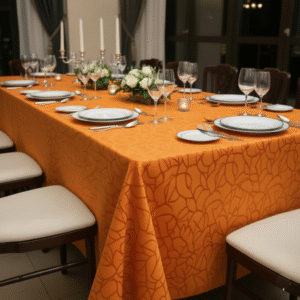 Maples 100% Cotton, Damask Material, Marble Design Table Cloth – Available in Multiple Colors & Sizes - Image 17