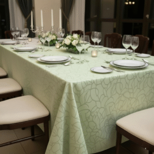 Maples 100% Cotton, Damask Material, Marble Design Table Cloth – Available in Multiple Colors & Sizes - Image 11